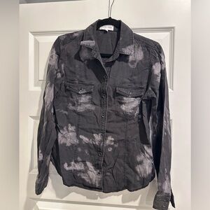 Bella Dahl Tie Dye Western style shirt - size medium